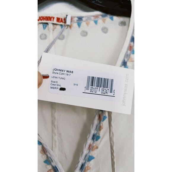 Johnny Was LENA TUNIC shell size small - Picture 9 of 12